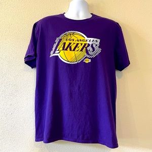 Majestic Men's Los Angeles Lakers Legendary Purple & Gold T-Shirt Size XL
